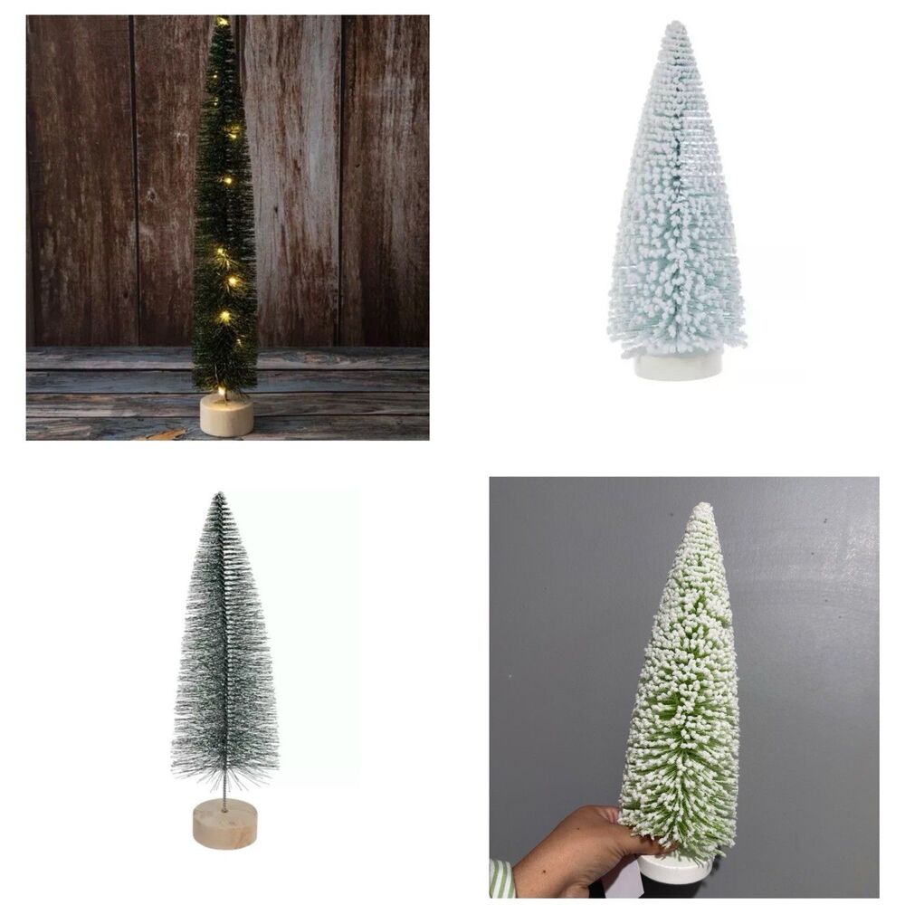 4 pcs Mini Christmas Trees Christmas Decor Artificial Brush Tree Decorations - Picture 16 of 16